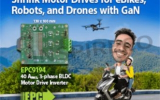 Shrink Motor Drives for eBikes, Robots, and Drones with 100 